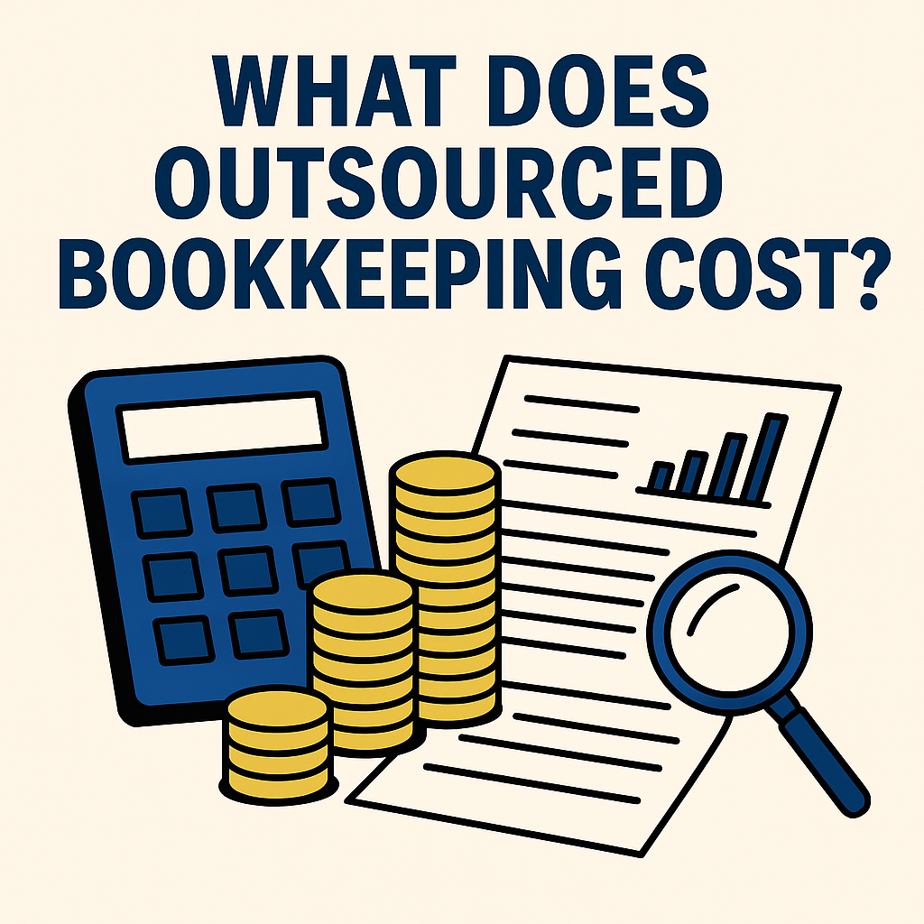 Showing what the costs are for outsourcing your bookkeeping with stats