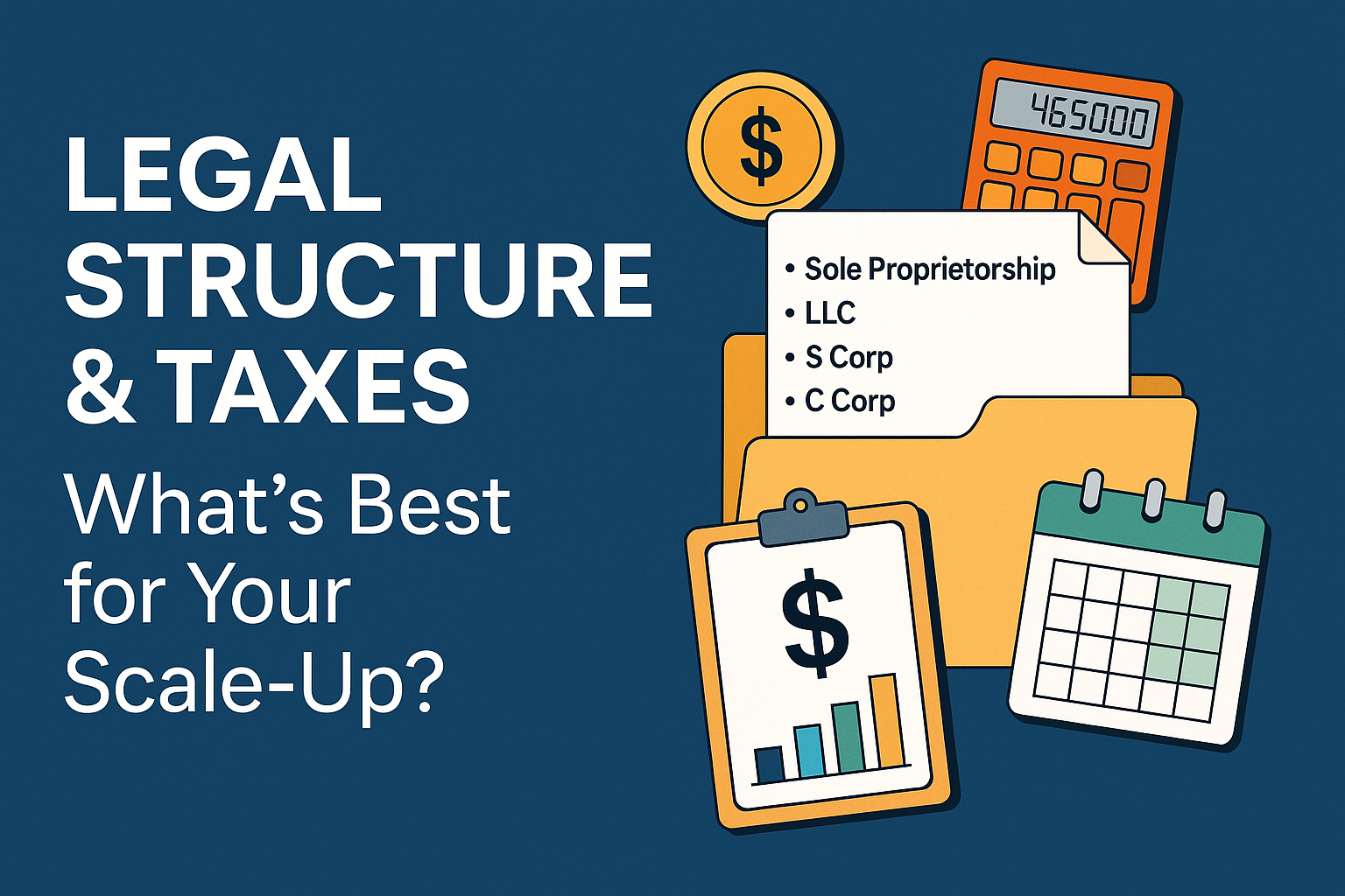 Legal structures and how they influence your business taxes.